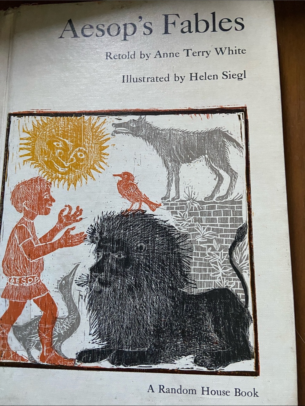 Vintage 1960s 60s 1st edition CLASSIC Aesop Aesop's Fables Illustrated book kids